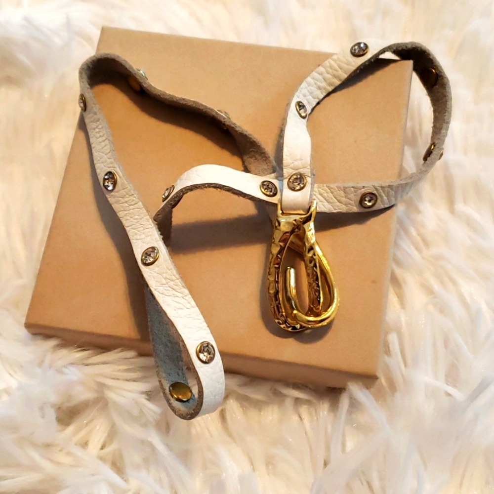 Leather wrap bracelet